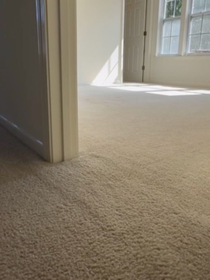 Carpet power stretched flat after a restretch in Noblesville